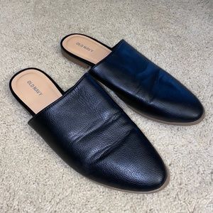 Old Navy Faux-Leather Mule Flats